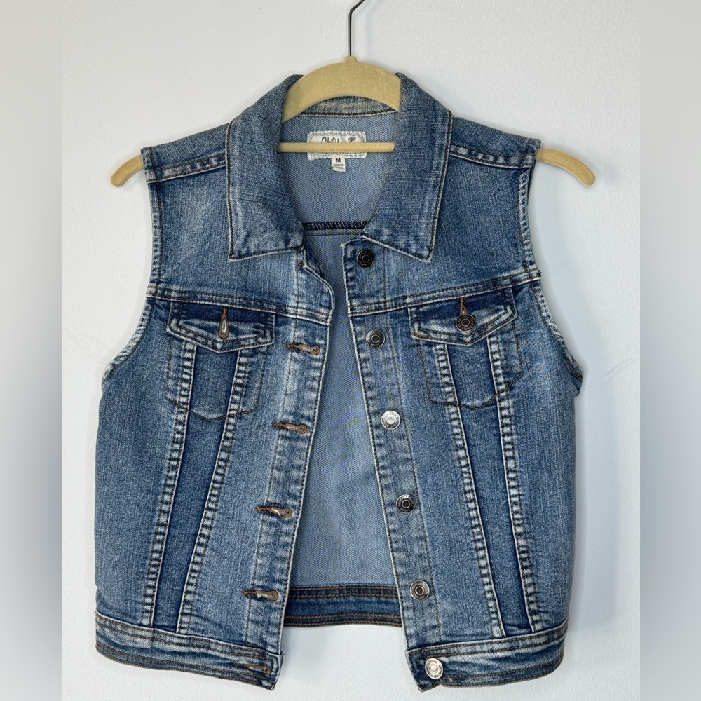 Chiqle Denim Architect Vest - Size M